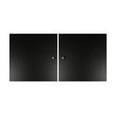 Czarne drzwiczki do modułowych systemów półek 2 szt. 32x33 cm Mistral Kubus – Hammel Furniture