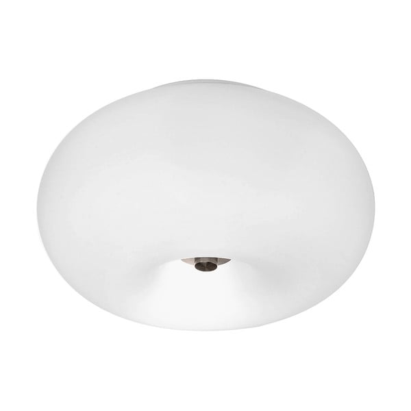 Biała lampa sufitowa ze szklanym kloszem OPTICA – EGLO