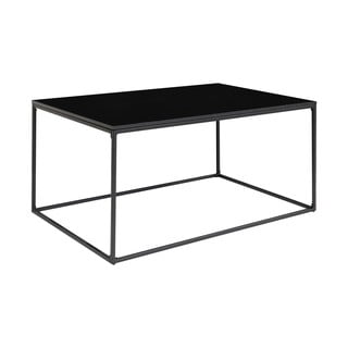 Czarny stolik z metalową konstrukcją House Nordic Vita, 90x60 cm