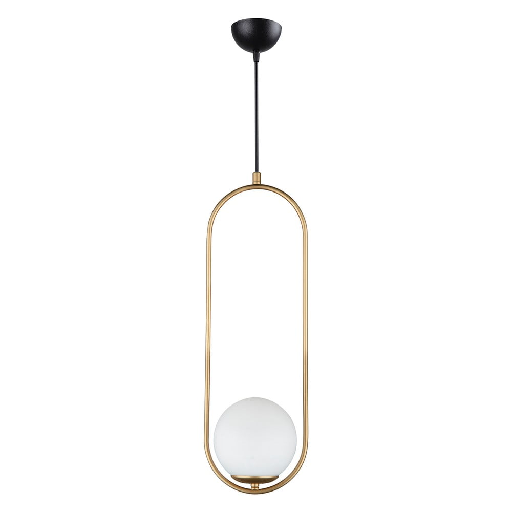 Lampa wisząca w kolorze złota Squid Lighting Arch, wys. 146 cm (zdjęcie 6)