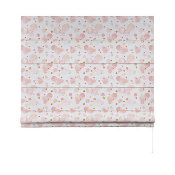 Biało-różowa roleta dziecięca 170x160 cm Magic – Yellow Tipi-image-3