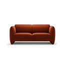 Ceglasta aksamitna sofa 168 cm Georgia – Micadoni 