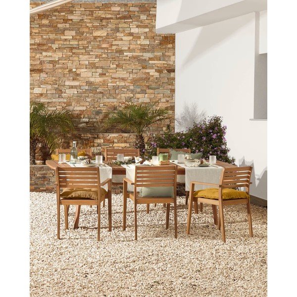 Krzesło ogrodowe z drewna akacji Kave Home Hanzel-image-4