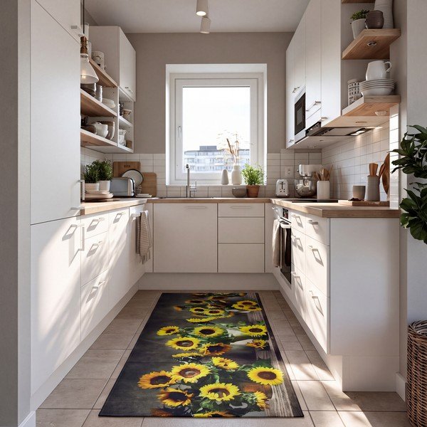Chodnik Universal Ricci Sunflowers, 52x200 cm-image-1