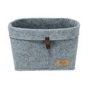 Szary tekstylny organizer Wenko Felt, 30x18 cm