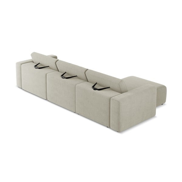 Beżowy narożnik modułowy (lewostronny) Kalea – Makamii-image-4