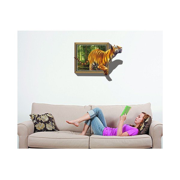 Naklejka 3D Ambiance Tiger