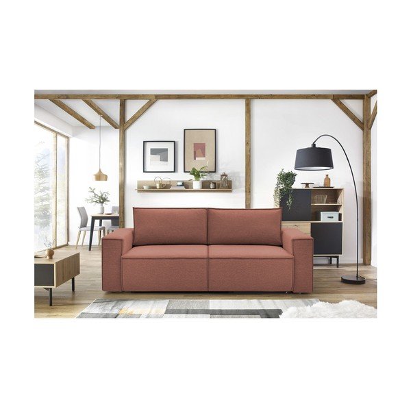 Różowa sofa 245 cm Nihad – Bobochic Paris-image-1
