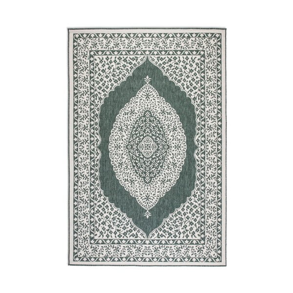 Zielono-kremowy dywan odpowiedni na zewnątrz 200x290 cm Gemini – Elle Decoration-image-2