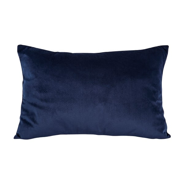 Niebieska aksamitna poduszka PT LIVING Velvet, 60x40 cm