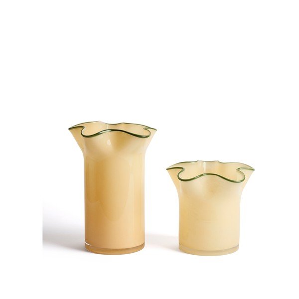 Żółty szklany wazon (wysokość 19,5 cm) Endasi – Kave Home-image-4