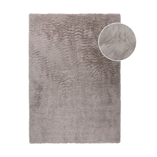 Brązowa syntetyczna skóra 120x170 cm Alpine Faux Fur – Flair Rugs