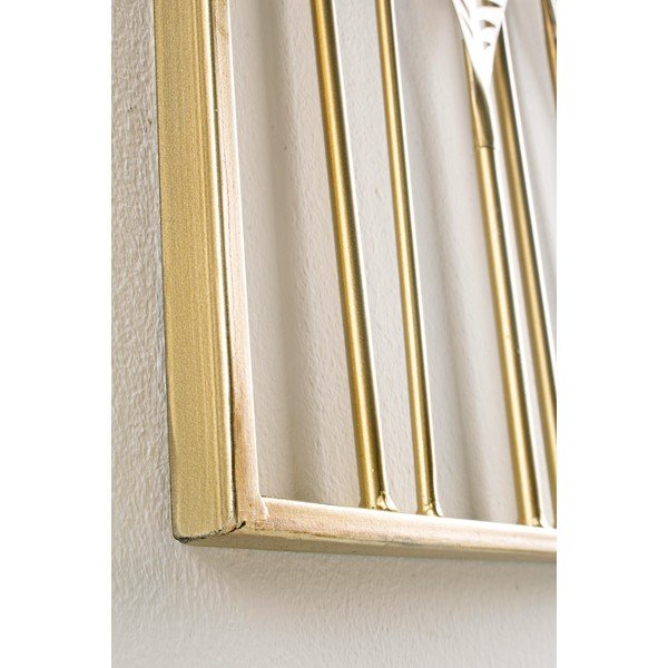 Metalowa dekoracja ścienna 52,5x95 cm Adhira – Bizzotto-image-4