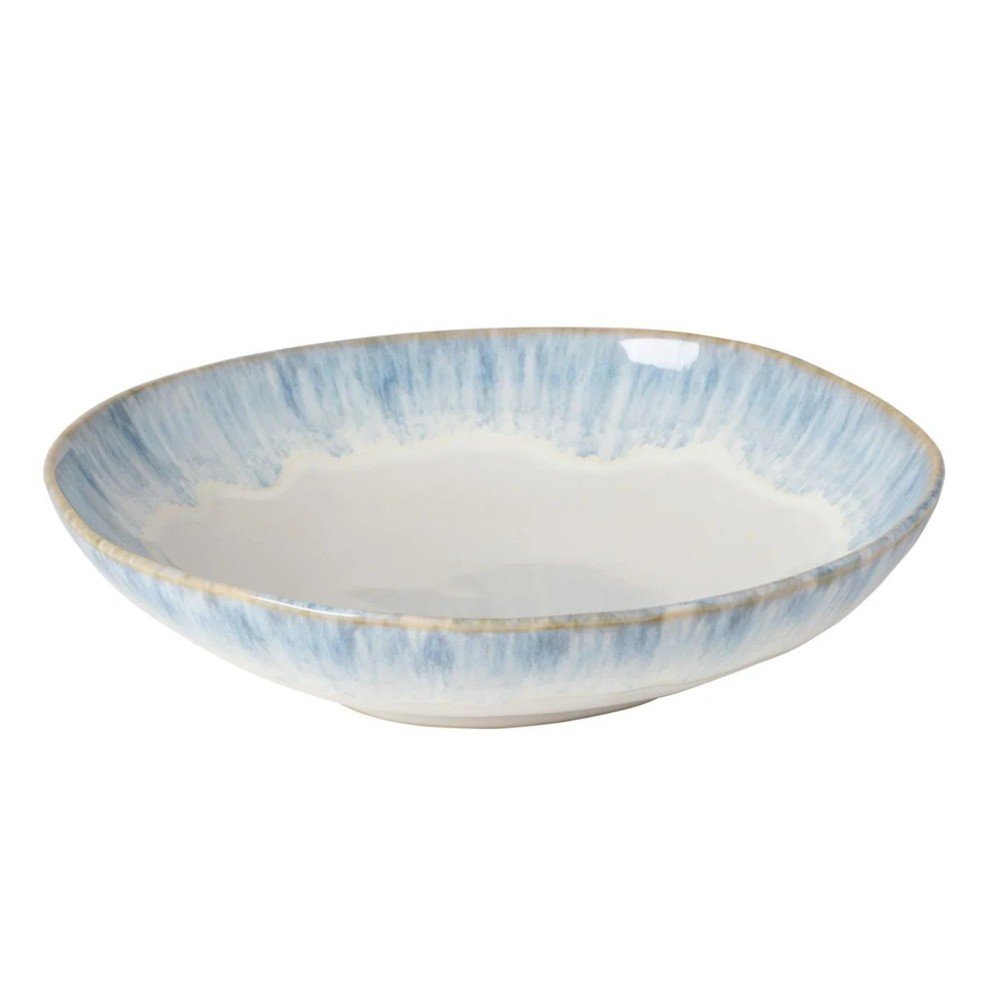 Biało-niebieska kamionkowa miska na makaron Costa Nova Brisa, ⌀ 23 cm