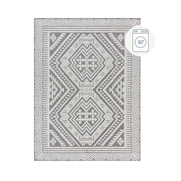 Szary dywan z szenilu odpowiedni do prania 80x160 cm Jaipur – Flair Rugs