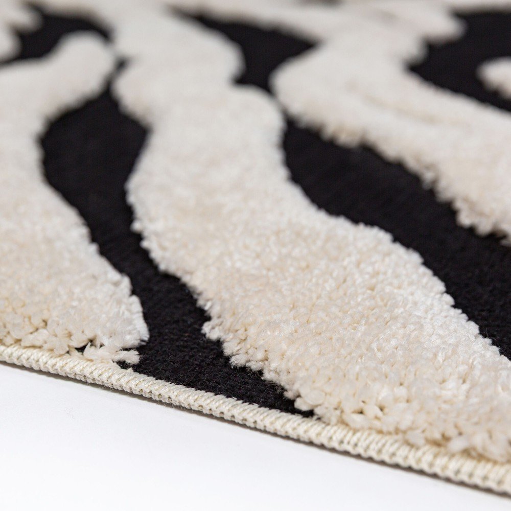 Czarno-biały dywan 200x300 cm Esra Zebra – Flair Rugs (zdjęcie 4)