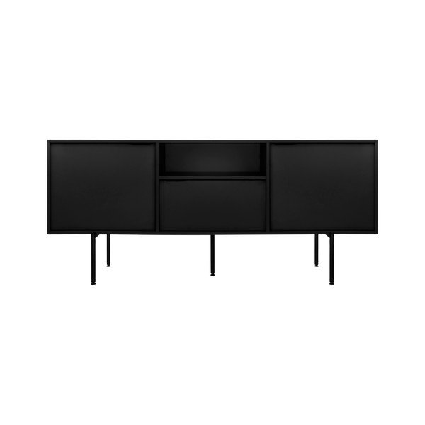 Czarna szafka pod TV 180x79x50 cm Bau – noo.ma-image-2