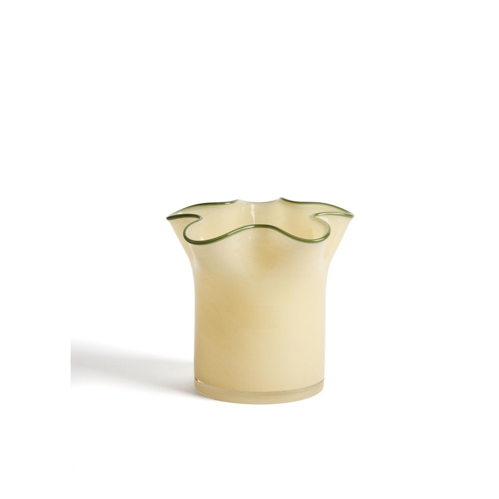 Żółty szklany wazon (wysokość 19,5 cm) Endasi – Kave Home