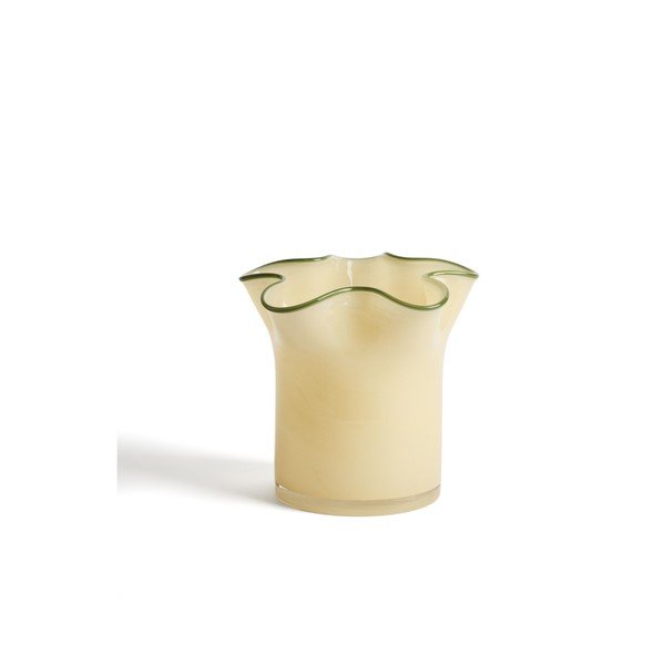 Żółty szklany wazon (wysokość 19,5 cm) Endasi – Kave Home