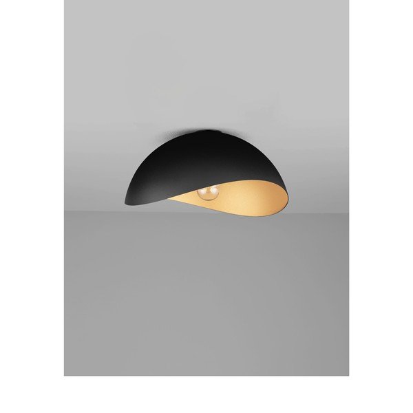 Metalowa lampa sufitowa w kolorze matowej czerni/w kolorze złota Opsi – Nova Luce-image-3