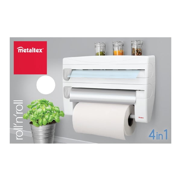 Uchwyt na folie i ręczniki papierowe Metaltex, dł. 38 cm-image-1