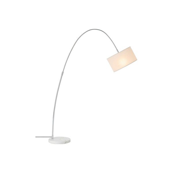 Biała tekstylna lampa stojąca z elastyczną konstrukcją (wysokość 145 cm) Arc – Ellos Home-image-3