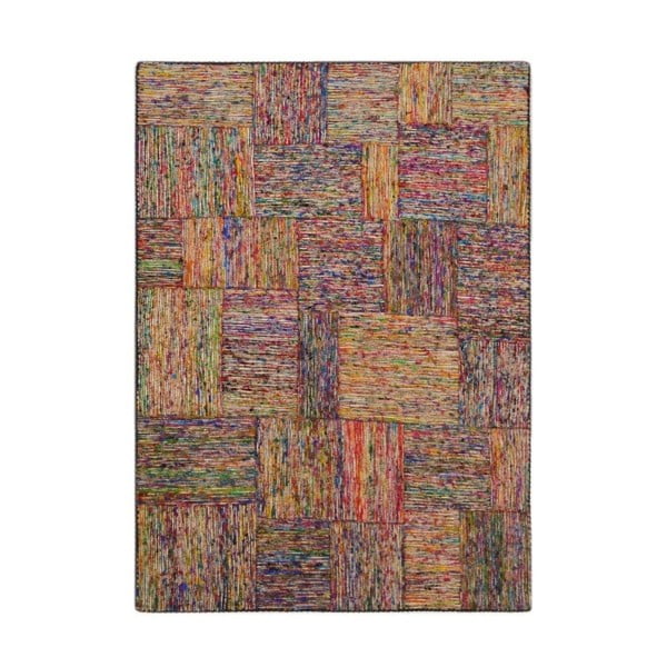 Kolorowy dywan jedwabny z białymi włóknami The Rug Republic Silk Lane, 230x160 cm