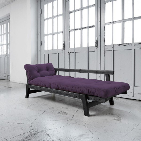 Sofa rozkładana Karup Step Black/Purple-image-3