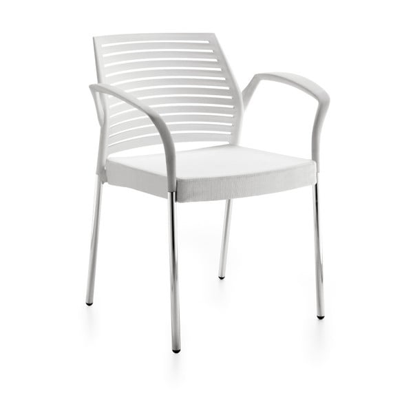 Białe krzesło biurowe Zago Surio