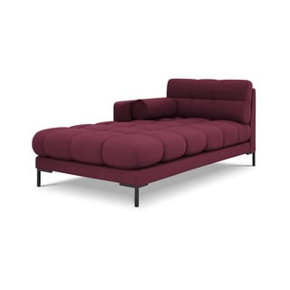 Ciemnoczerwona szezlong Cosmopolitan Design Bali, lewostronny