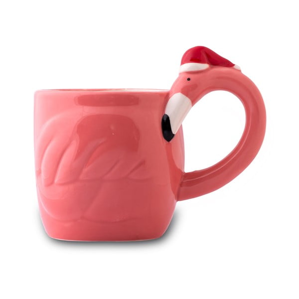 Ceramiczny kubek z flamingiem Tri-Coastal Design Very Merry, 300 ml