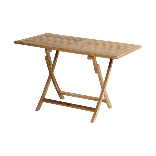 Stół ogrodowy z litego drewna tekowego 70x120 cm Skagen – Hartman