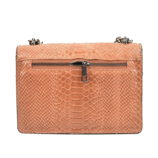 Brązowa skórzana kopertówka Renata Corsi Fiona-image-1