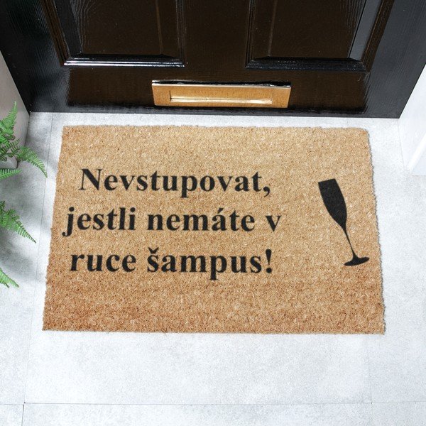 Wycieraczka z włókna kokosowego 40x60 cm Šampus – Artsy Doormats-image-2