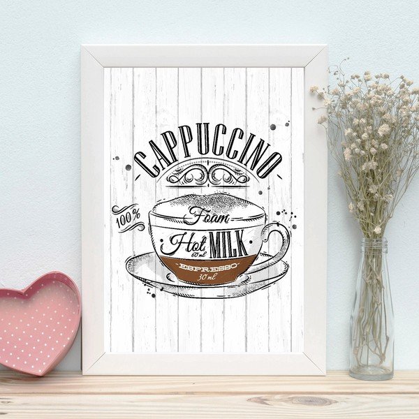 Obraz 24x29 cm Cappuccino – Wallity-image-1