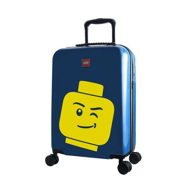 Niebieska walizka na kółkach LEGO® Luggage Minifigure Head 20"-image-1
