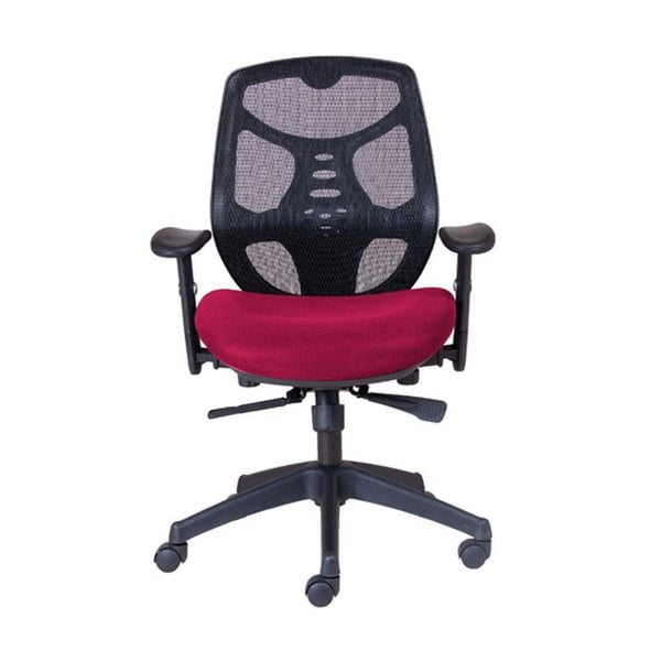 Krzesło biurowe Norton L, ciemna czerwień