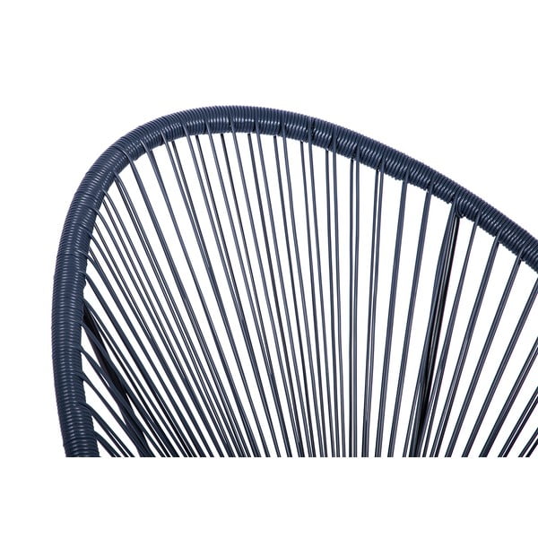 Niebieski fotel ogrodowy ze sztucznego rattanu Bonami Selection Avocado-image-4