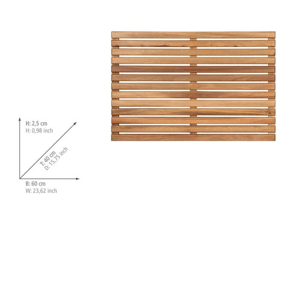 Drewniany dywanik łazienkowy 40x60 cm Acacia – Wenko-image-4