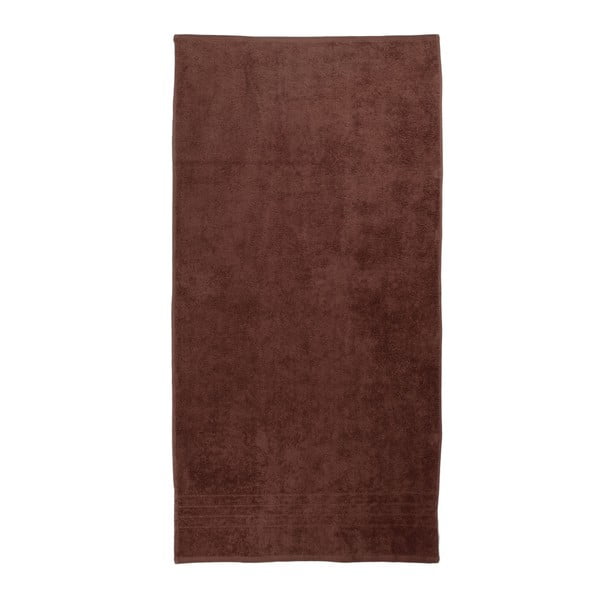 Ciemnobrązowy ręcznik Artex Omega, 100x150 cm