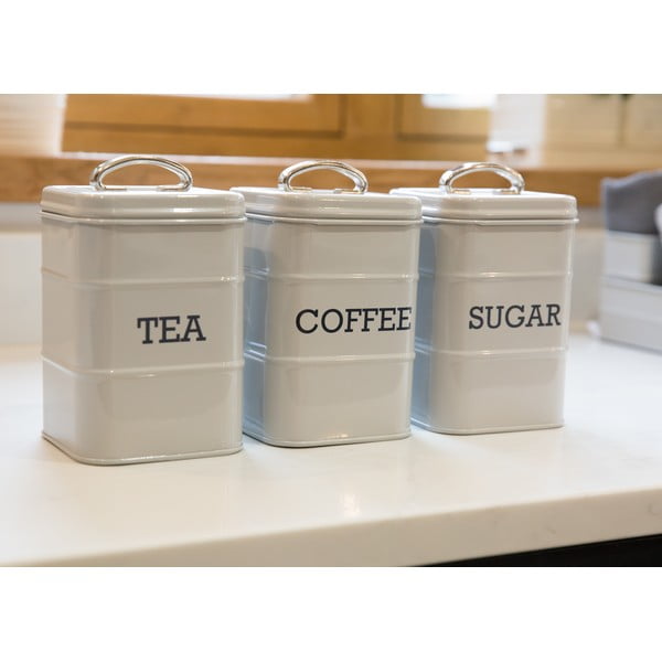 Stalowy pojemnik na herbatę Living Nostalgia – Kitchen Craft-image-2