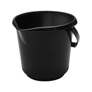 Czarne wiaderko Addis Clean, 10 l