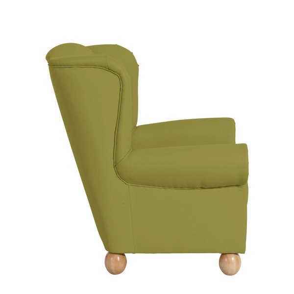 Zielony fotel uszak Max Winzer Monarch Green-image-3