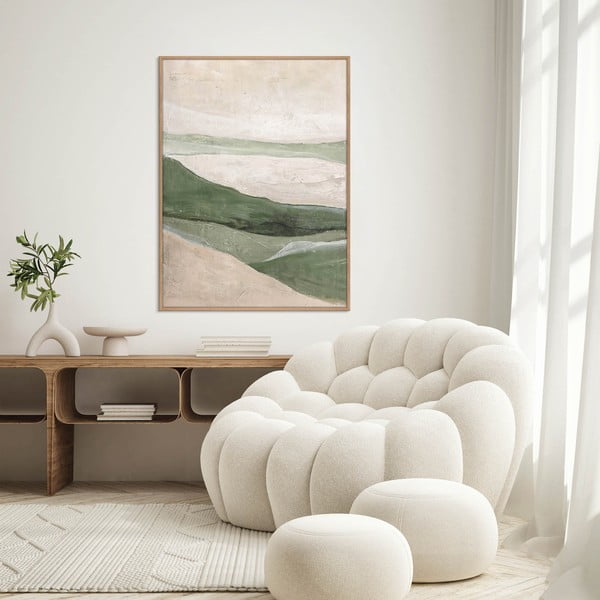 Ręcznie malowany obraz 90x120 cm Green Field    – Malerifabrikken-image-1