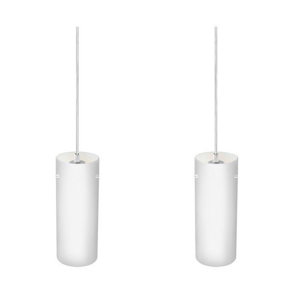 Lampa podwójna Paipu Elementary, opal matte/silver/white/silver-image-1