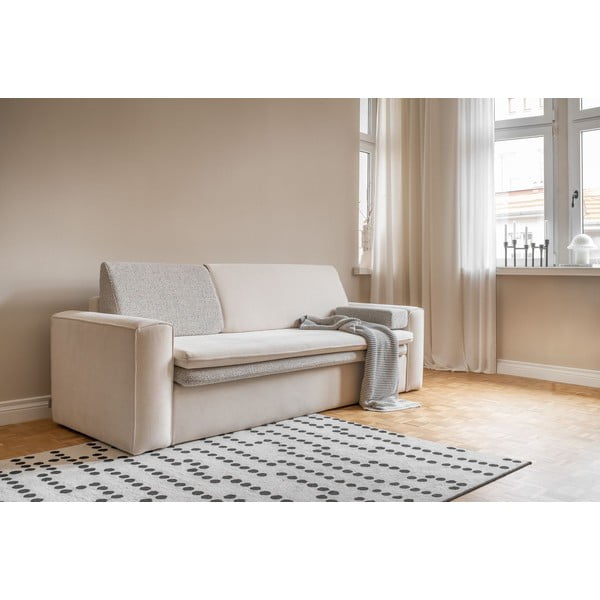 Beżowa rozkładana sofa 237 cm Wilson – Miuform-image-2