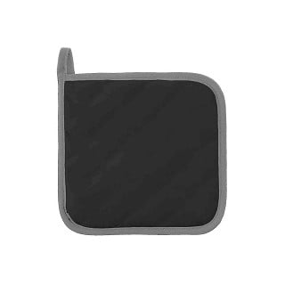 Czarny bawełniany chwytak kuchenny Tiseco Home Studio Abe, 20x20 cm