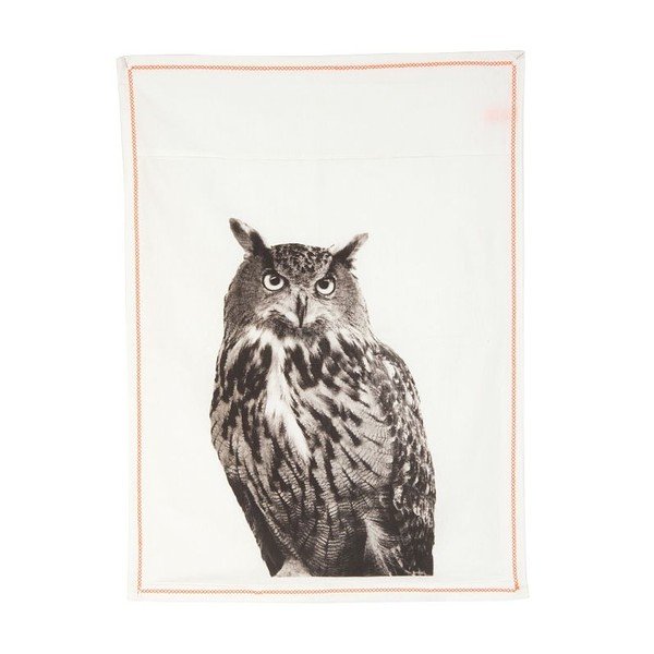 Ścierka kuchenna Plain White Owl, 50x70 cm