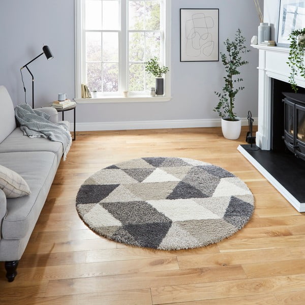 Brązowy dywan Think Rugs Royal Nomadic Trinagle, ø 160 cm-image-1