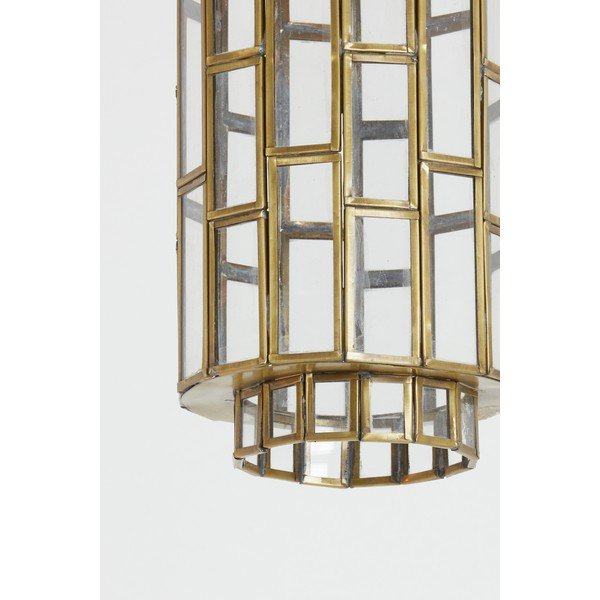 Lampa wisząca w kolorze brązu ze szklanym kloszem Søstrene – Light & Living-image-2